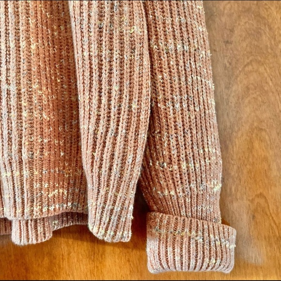 Free People Leo Cowl Neck Sweater Petal Combo NWOT - Picture 8 of 13